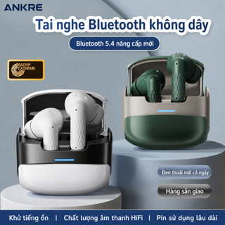 Tai Nghe Bluetooth Không Dây ANKRE Bluetooth 5.4, Chống Ồn ENC, Âm Thanh HiFi Bass Mạnh, Độ Trễ Thấp, Pin 24 Giờ, Điều K