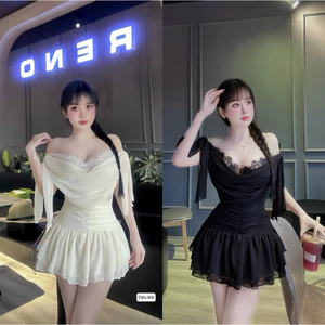 Đầm xinh mới về🥰🥰 Đen, kem ạ