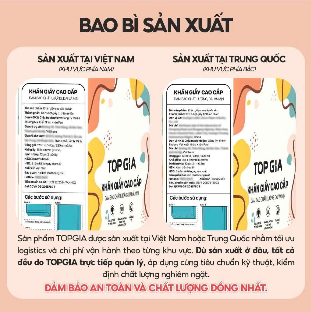 Khăn giấy rút Top Gia Thùng 6 bịch treo tường đa sắc 1280 tờ, dập vân 4D, siêu dai và mềm mịn | BigBuy360 - bigbuy360.vn