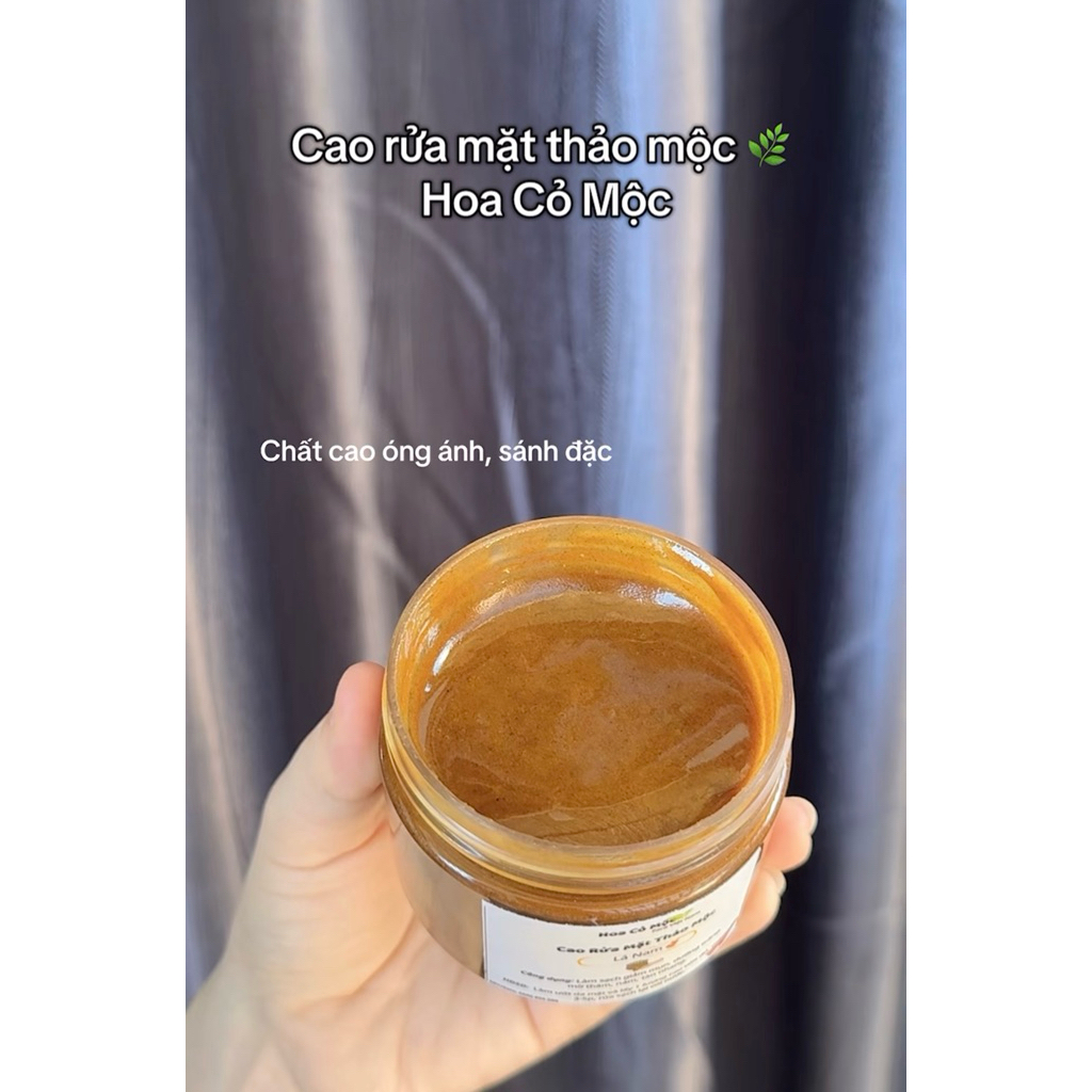 Cao Rửa Mặt Thảo Mộc 200g  - Cao Lá Nam dưỡng da trắng mịn mờ thâm nám, tàn nhang,giảm mụn Fara