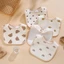 Yếm Xô Muslin Chống Thấm Cho Bé Sơ Sinh , Yếm Tròn Chữ U Họa Tiết Hàn Quốc - An Nhi Baby