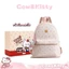 Mở Bán Kèm Móc Khóa Balo KittyCow Size32 Size40 DaPu thời trang đi du lịch đi học đựng sách vở A4 BL98