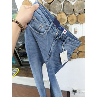 quần jean nam dáng đứng denim nhật bản có giãn thoải mái tôn dáng