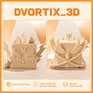 Mô Hình Blox Fruits In 3D Màu Be 4.9-5cm Trang Trí Trưng Bày Đẹp Ảnh Chụp Thật Chưa Tô
