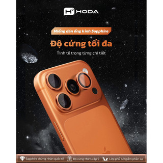 Cường lực bảo vệ lens camera HODA Sapphire chống trầy xước siêu mỏng dành cho iphone 17 promax 17 pro