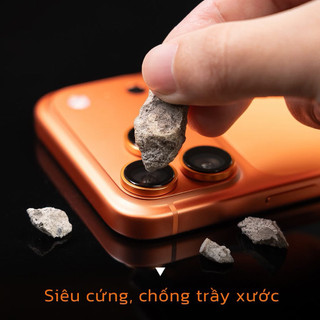 Cường lực bảo vệ lens camera HODA Sapphire chống trầy xước siêu mỏng dành cho iphone 17 promax 17 pro