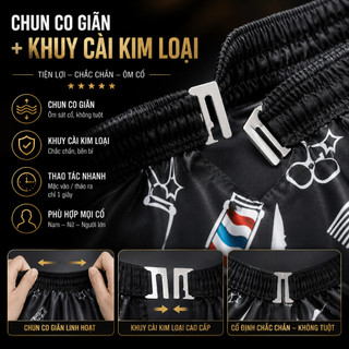 Áo Choàng Cắt Tóc Chuyên Dụng Cho Salon,Khăn Choàng Cắt Tóc Vải Cao Cấp,Áo Cắt Có Khuy Cài Linh Hoạt