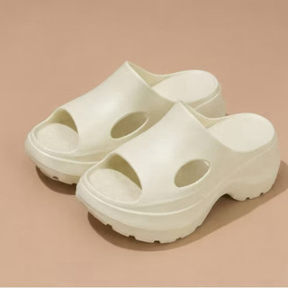 Dép Bánh Mì Nữ Đế 6cm EVA Siêu Nhẹ, Quai Ngang & Xỏ Ngón, Chống Trơn Tăng Chiều Cao, Form Chuẩn, Hàng Quảng Châu Loại 1