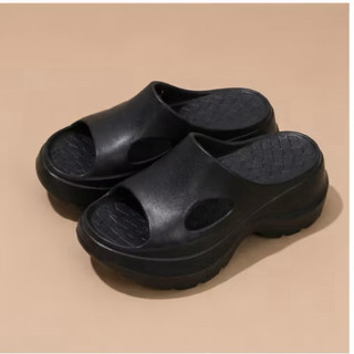 Dép Bánh Mì Nữ Đế 6cm EVA Siêu Nhẹ, Quai Ngang & Xỏ Ngón, Chống Trơn Tăng Chiều Cao, Form Chuẩn, Hàng Quảng Châu Loại 1