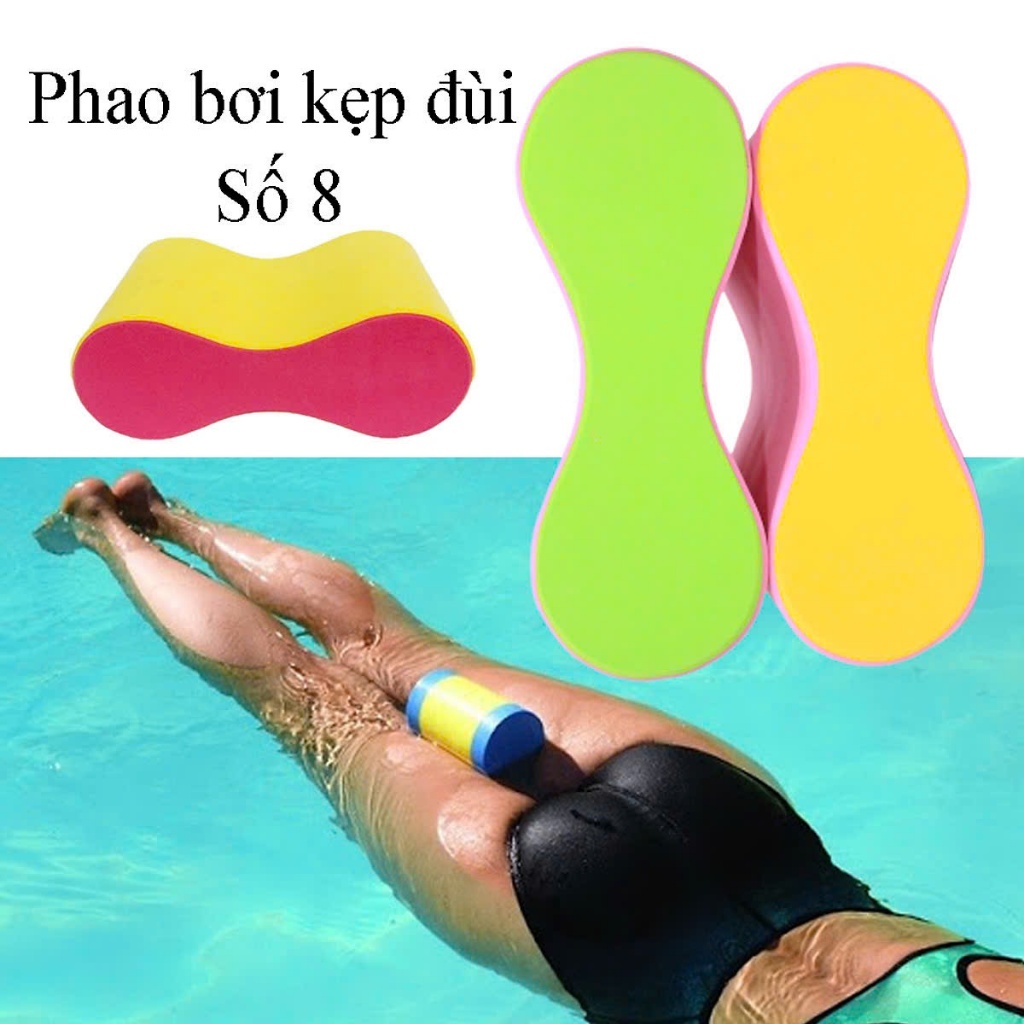Phao Số 8 Tập Bơi Kẹp Chân Kẹp Đùi