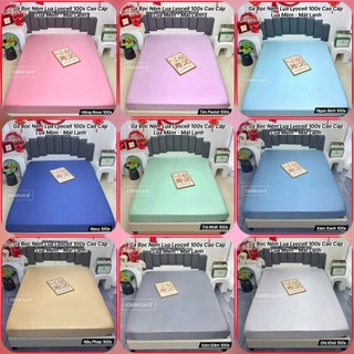 🍃SANG XỊN🍃Ga Nệm Lụa Lyocell 100s Cao Cấp Mềm Mịn, Thoáng Mát - Drap Bọc Bo Chun - Chăn Ga Sỉ HCM