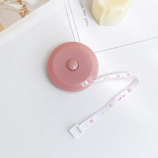 Cuộn Thước Dây Đo Eo, Chiều Cao, Đồ Đạc Mini Thu Rút Tự Động Hộp Tròn 1.5 Mét