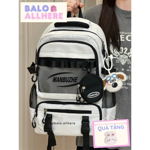 Balo Nam Nữ Lớn Chống Nước Kèm Móc Khóa Ví BL45