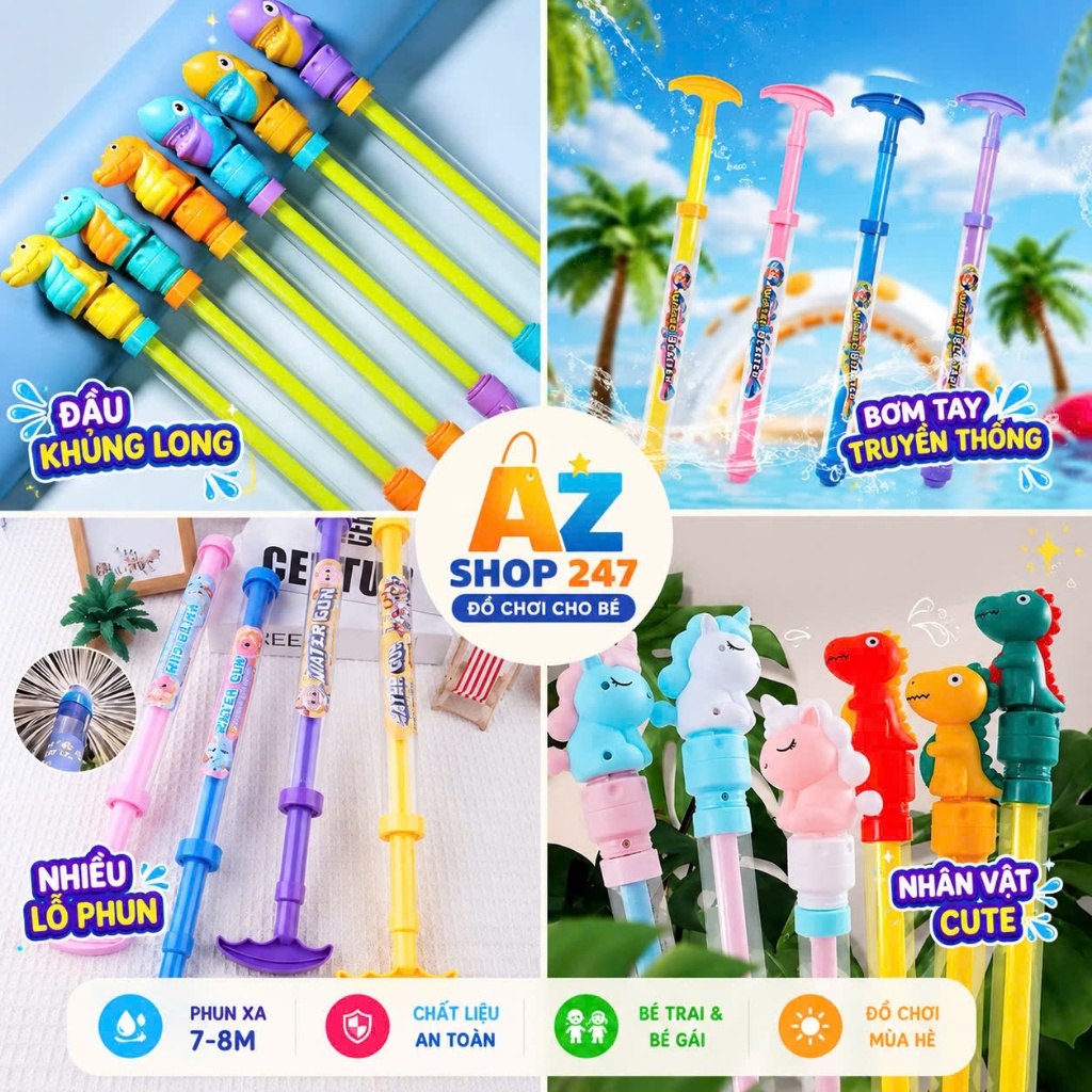 [42CM] Gậy Phun Nước Pháo Hoa – Gậy Xịt Nước Đồ Chơi Đi Biển, Bể Bơi, Mùa Hè Hottrend Cho Bé