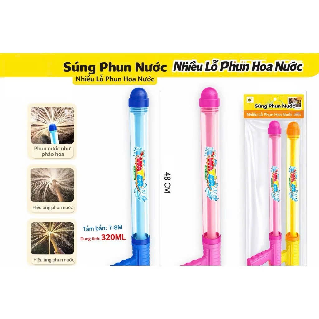 [42CM] Gậy Phun Nước Pháo Hoa – Gậy Xịt Nước Đồ Chơi Đi Biển, Bể Bơi, Mùa Hè Hottrend Cho Bé