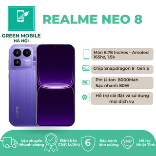 [Newseal] Điện Thoại REALME NEO 8 Đã UNLOCK SIM bằng code newseal chip Snapdragon 8 Gen 5
