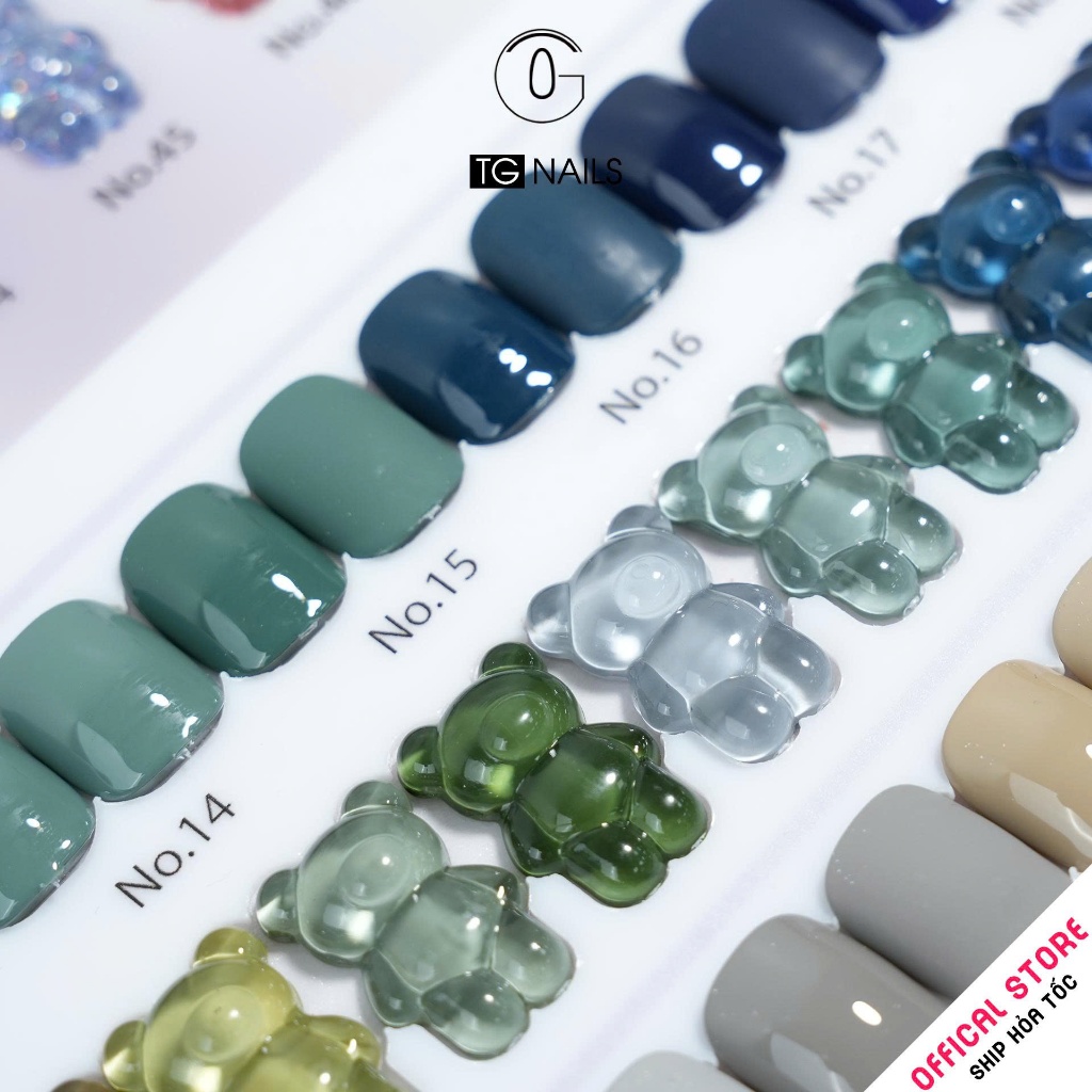 Set sơn 48 màu cọ tròn thương hiệu TG cao cấp