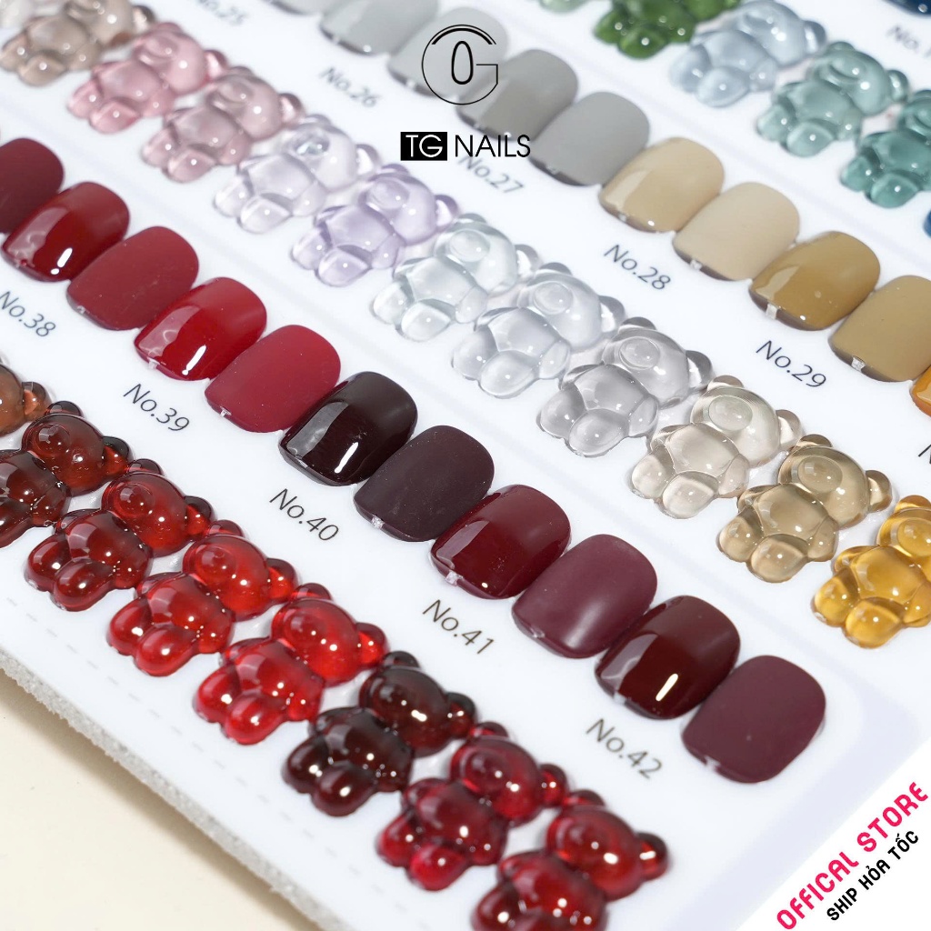 Set sơn 48 màu cọ tròn thương hiệu TG cao cấp