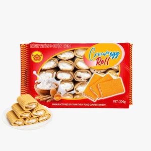 Bánh Trứng Cuộn Kem Trần Thủy Food siêu ngon, giòn, thơm khối lượng 150g/300g