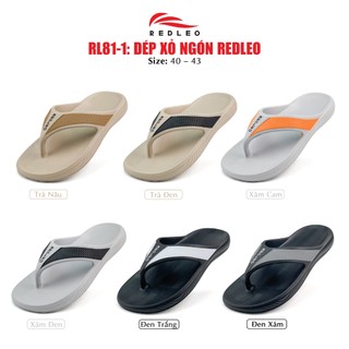 Dép Xỏ Ngón Nam REDLEO RL81- EVA Đúc Nguyên Khối, Siêu Nhẹ, Chống Trượt, Đi Mưa Đi Biển Basic