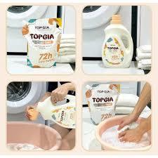 Nước Giặt TopGia 3in1 Hương Lavender Dịu Nhẹ, Làm Sạch Vết Bẩn, Lưu Hương 72h