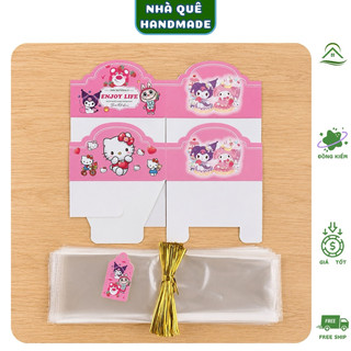 50 Túi Đựng Set Bánh Kẹo Hoạt Hình Cho Bé – Túi Quà Sinh Nhật, Trung Thu, Thiếu Nhi