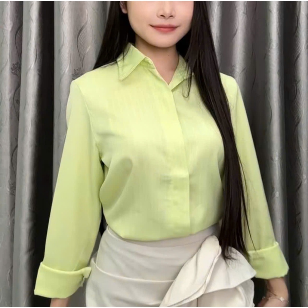 ÁO SƠ MI KẺ NỮ.   CHẤT VẢI UNI