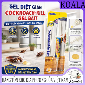 10g gel diệt gián dùng trong nhà, đóng gói dạng ống tiêm.
