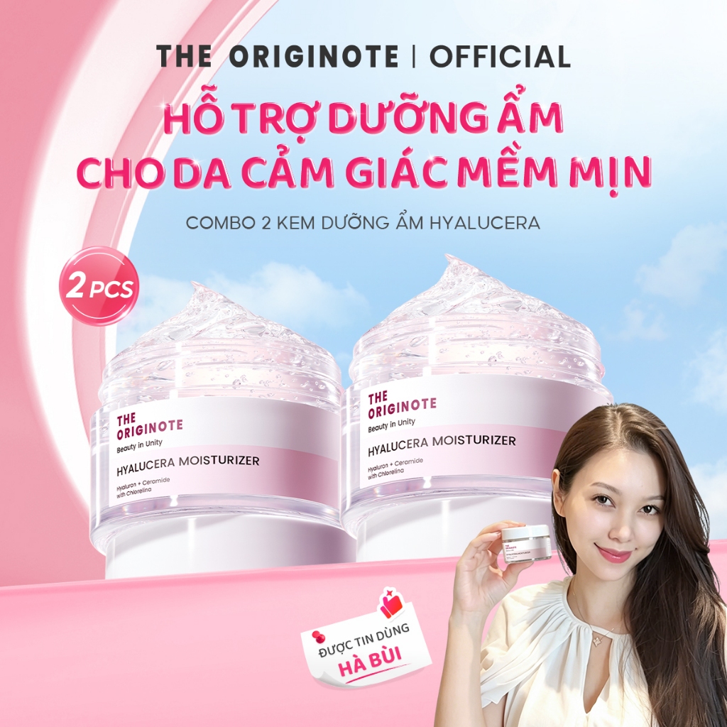 [MUA 2 GIẢM 44%] Combo 2 kem dưỡng ẩm The Originote dưỡng ẩm da mặt dưỡng ẩm makeup kem dưỡng da Moisturizer 50g*2