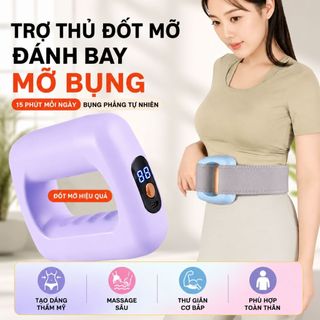 Máy đa năng đeo eo 5 mức rung sạc Type-C dùng cho bụng lưng tay chân giúp săn chắc M001 VIOTA FIT