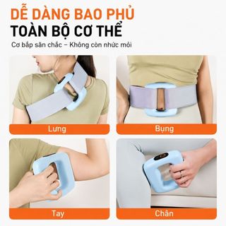 Máy đa năng đeo eo 5 mức rung sạc Type-C dùng cho bụng lưng tay chân giúp săn chắc M001 VIOTA FIT
