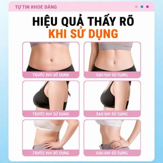 Máy đa năng đeo eo 5 mức rung sạc Type-C dùng cho bụng lưng tay chân giúp săn chắc M001 VIOTA FIT