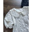 Áo thô babydoll cổ sen viền re QCCC