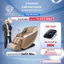 Ghế massage KINGSPORT Standard G2 con lăn di chuyển cổ vai, thiết kế hiện đại