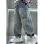 Quần Jeans Dài Bé Trai Cắt Rách Chất Bò Mềm Co Giãn Lưng Thun Thời Trang Cá Tính 6-15 Tuổi