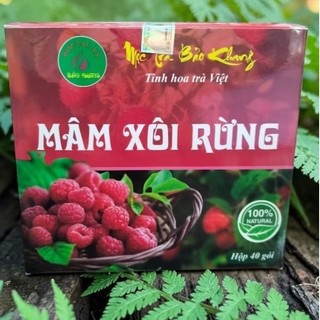 Hộp 40 gói trà túi lọc Bảo khang,mâm xôi rừng, giúp hết nám,tàn nhang, dầy niêm mạc, điều  hoà kinh nguyệt
