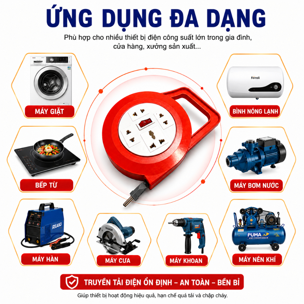 🎁 HOT HOT 🎁 Ổ ĐIỆN QUAY 4 LỖ DI ĐỘNG CÓ CÔNG TẮC