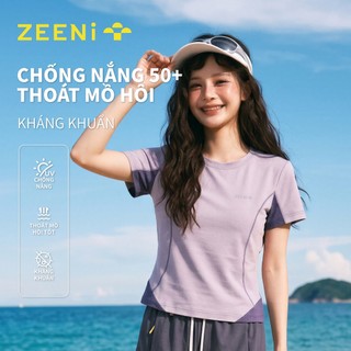 ZEENi Áo thun ngắn Áo thun thể thao Thể thao ngoài trời Trang phục du lịch & thể dục Màu tím Ridge,size S-2XL