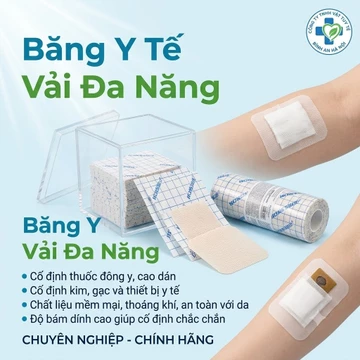 Cuộn băng y tế dán vết thương, băng y tế vải dán thuốc đông y, miếng dán y tế đa năng