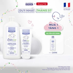 Combo Kem Dưỡng Ẩm Hữu Cơ 100ml + Dung Dịch Vệ Sinh Ngừa Hăm Tã Hữu Cơ Dành Cho Bé (500ML-1L)