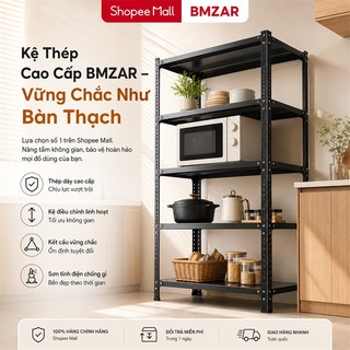BMZAR Kệ Sắt V Lỗ Chịu Tải 500kg Kệ Hàng Đa Năng Kệ Dể Dồ Điều Chỉnh Chiều Cao