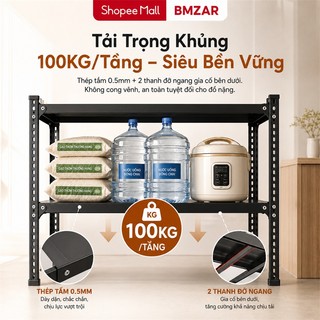 BMZAR Kệ Sắt V Lỗ Chịu Tải 500kg Kệ Hàng Đa Năng Kệ Dể Dồ Điều Chỉnh Chiều Cao
