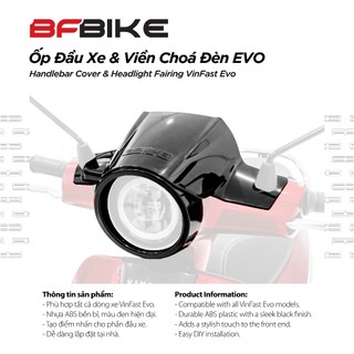 Ốp Đầu Xe & Viền Chóa Đèn Evo | Nhựa ABS Đen | B-Factory Made in Vietnam