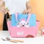 Túi Đựng Hộp Cơm Giữ Nhiệt Hình Thú Dễ Thương Có Ngăn Bên Hông Lunch Bag Đi Học Đi Làm MUN STORE TCOMTHU6