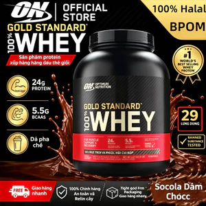 Bột protein whey Optimum Nutrition, 5lbs, 5.5lbs, tiêu chuẩn vàng ON