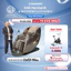 Ghế massage Kingsport Deluxe G10 Sonic, 38 bài massage cao cấp, điều khiển giọng nói thông minh.
