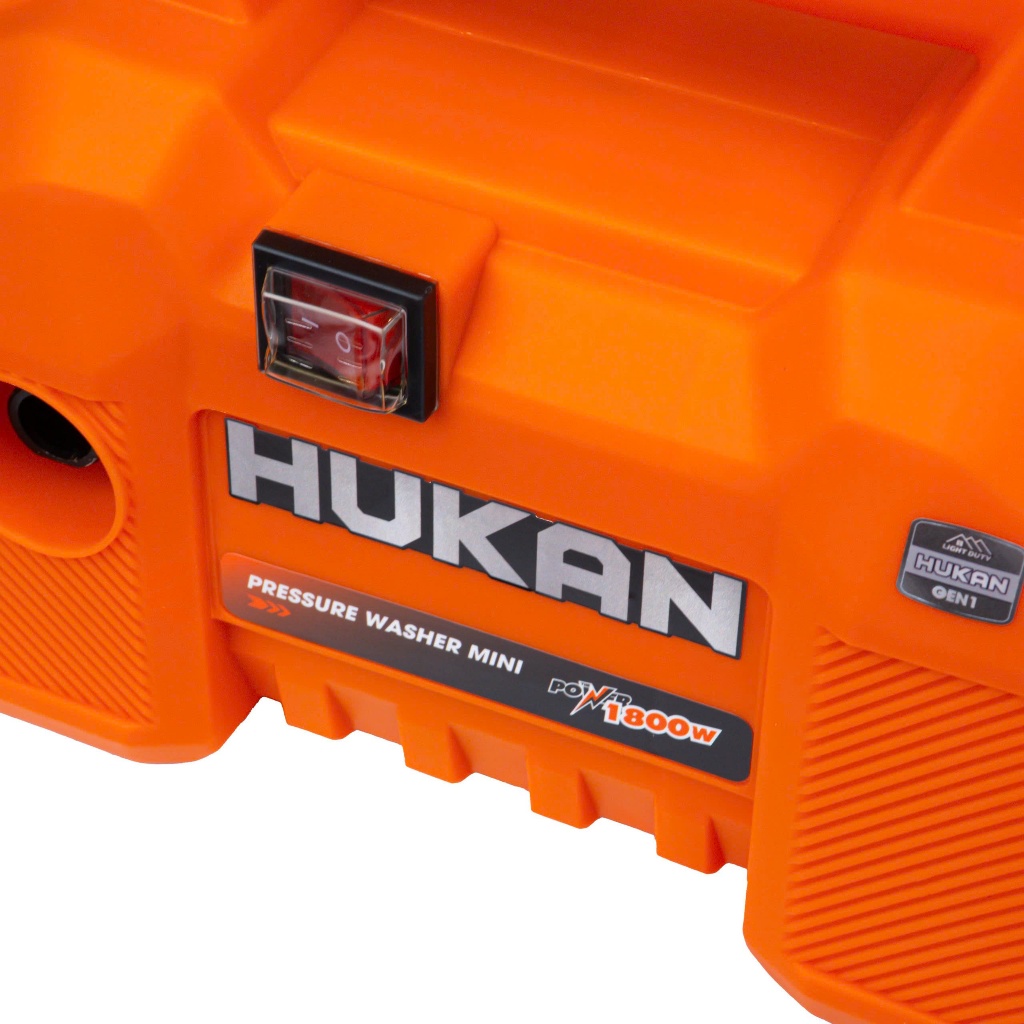Máy Rửa Xe Mini HUKAN G1-RX1801MN, Áp Suất 10MPA, Động Dây Đồng Bền Bỉ, Tặng bộ phụ kiện