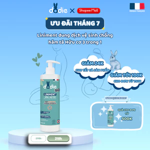 Liniment dung dịch chống hăm tã Hữu cơ cho bé - không cần rửa lại - 400ml [DATE T11/2026]
