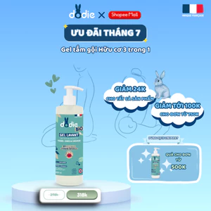 Gel tắm gội Hữu Cơ 3 trong 1 cho bé - Cleansing Gel - 400ml [DATE T1/2027]