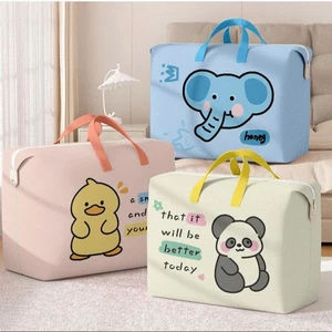 Túi Vải Big Size Đựng Chăn Mền Quần Áo Đồ Dùng In Hình Thú Dễ Thương Túi Đựng Đồ MUN STORE TUIBIGSIZE655